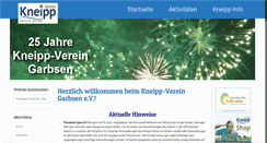 Desktop Screenshot of kneipp-garbsen.de